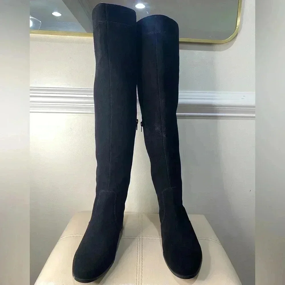 Corso Como Over The Knee Black  Boots Sz 8M